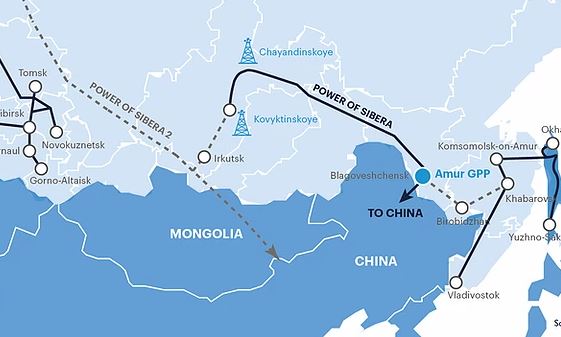 Pipeline "Khanfluence": Power of Siberia 2 to Go Through Mongolia to China  - PONARS Eurasia